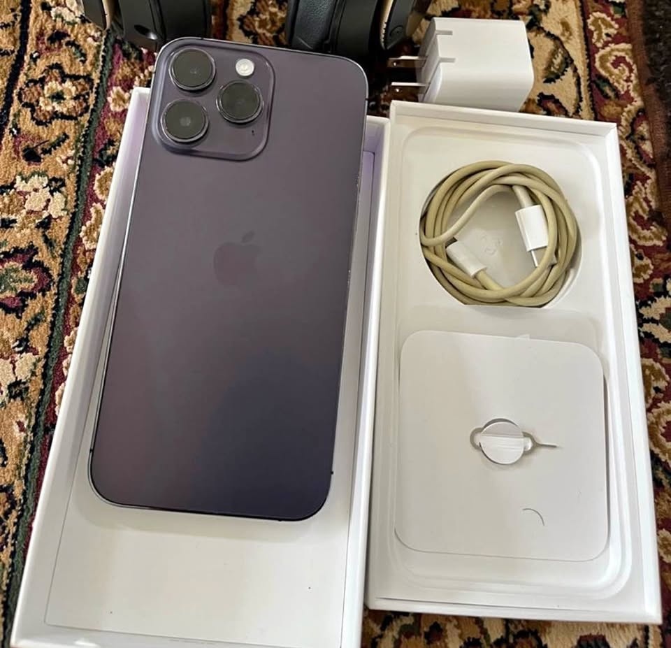 Unlocked iPhone 14 Pro Max (Purple) 128- 87% Battery