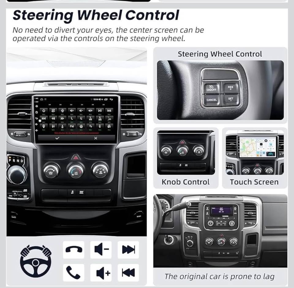 Android 13 Car Stereo for Dodge Ram 1500/2500/3500 (2013–2018) – - photo 4