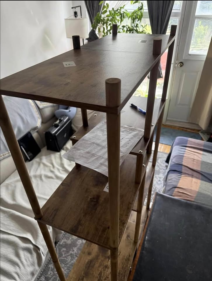 New Wooden Tall Bookshelf Bookcase, 64'' - photo 4