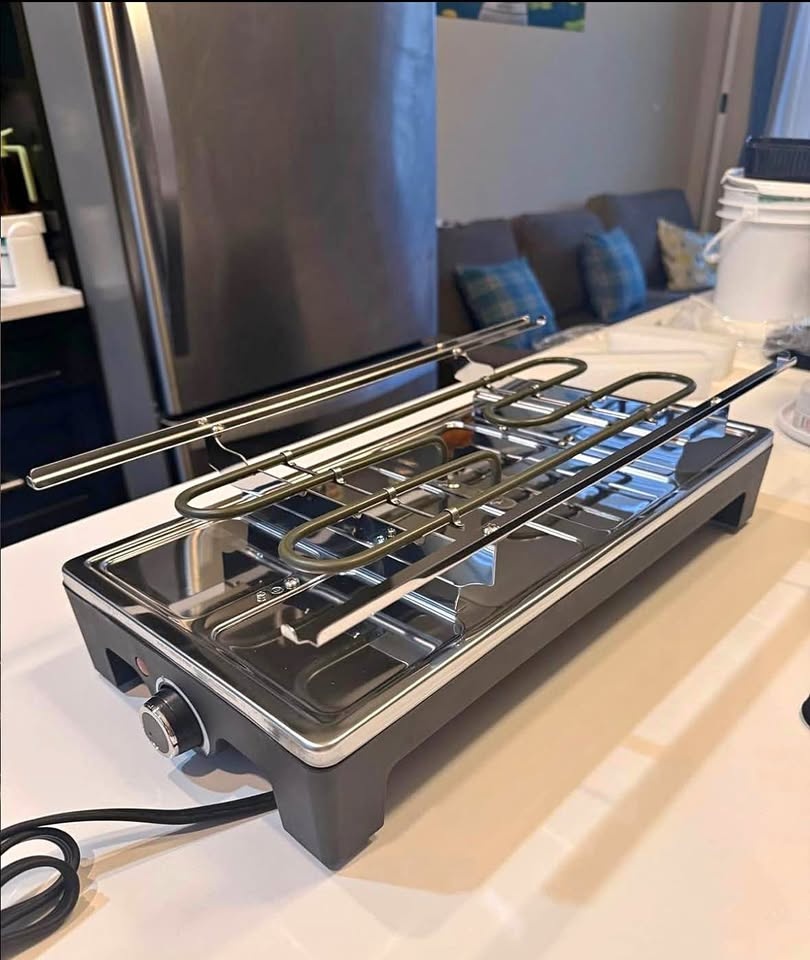 Techwood Raclette Grill Stone Top Griddle