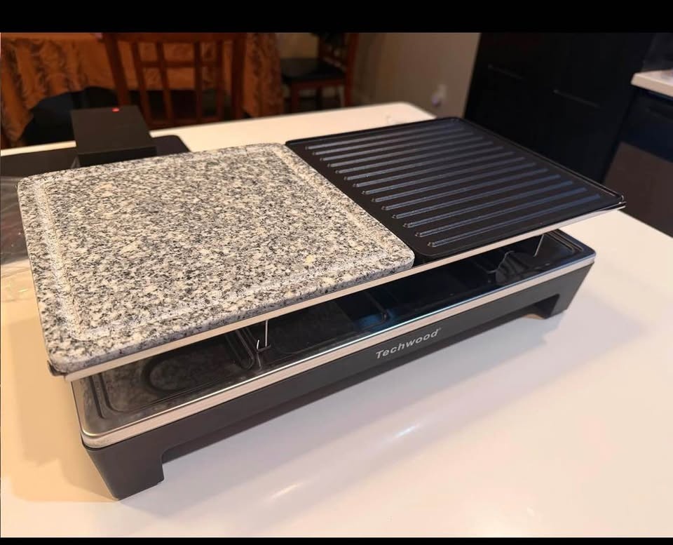 Techwood Raclette Grill Stone Top Griddle - photo 2