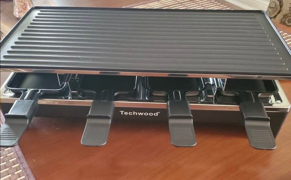 Techwood Raclette Grill Stone Top Griddle - photo 5