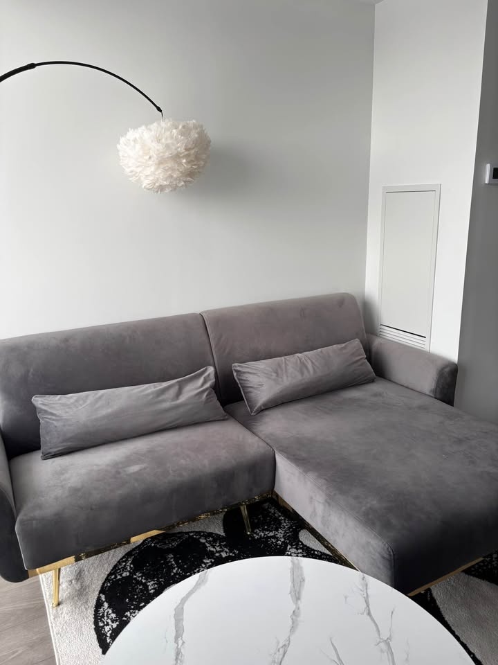 Grey sectional sofa - photo 3