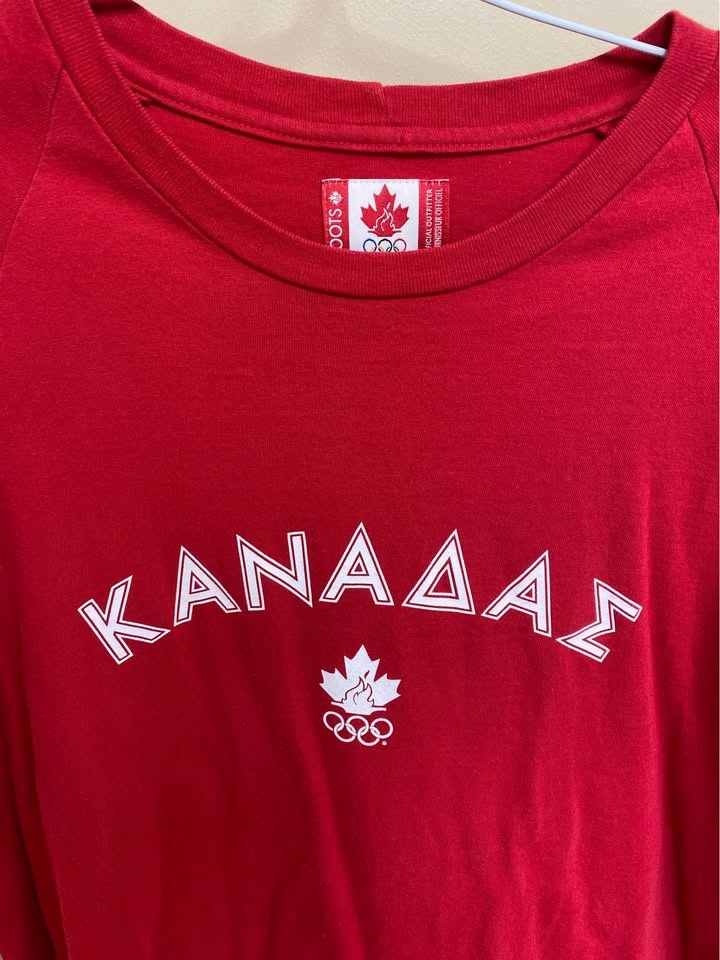 Vintage Roots 2004 Athens Olympics Team Canada T Shirt Men's Sma - photo 2