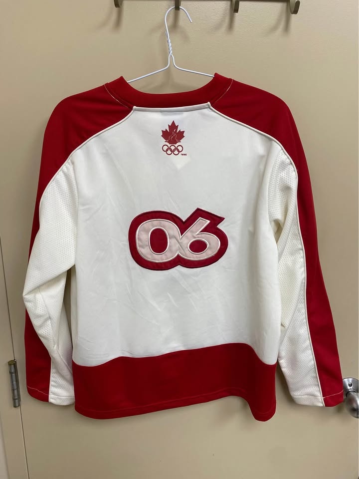 Vintage HBC 2006 Turin Olympics Team Canada Hockey Jersey Boys L - photo 3