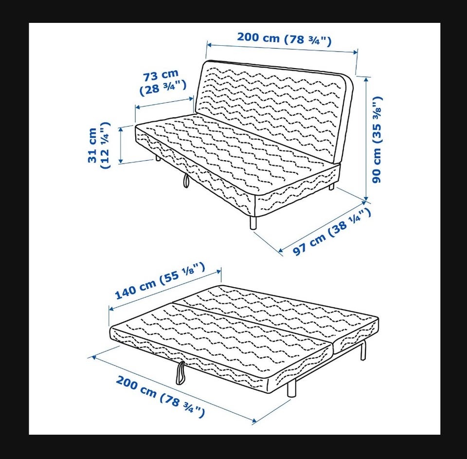 IKEA NYHAMN Sofa Bed – Moving Sale - photo 2