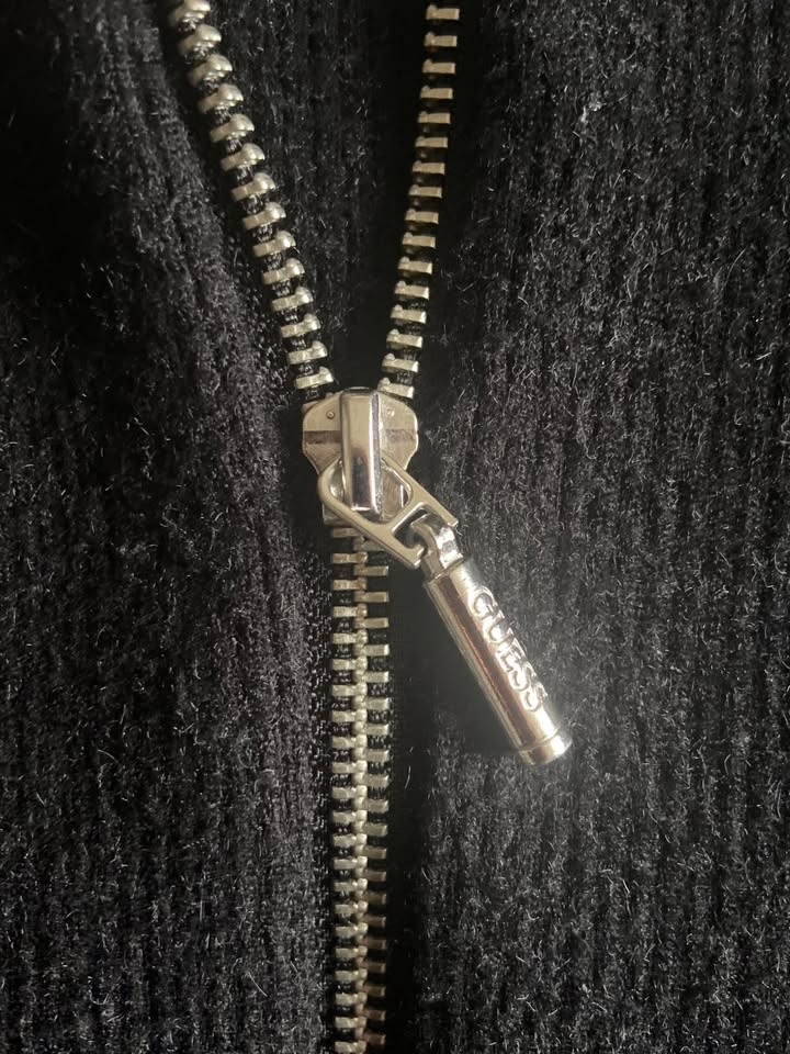 Guess Full Zip Logo Knit Sweater Girl - photo 2