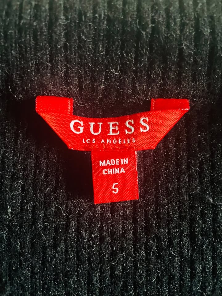 Guess Full Zip Logo Knit Sweater Girl - photo 3