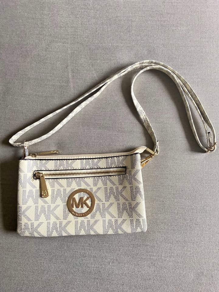 Michael Kors Jet Set MK Logo Crossbody Bag