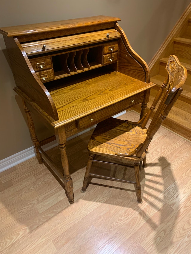 Vintage Roll Top Desk - photo 2