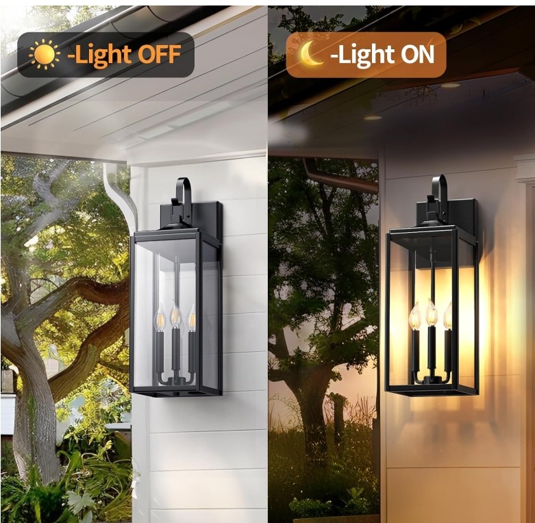 24" Extra Large Outdoor Wall Light, Sconce, Waterproof Modern La - photo 3