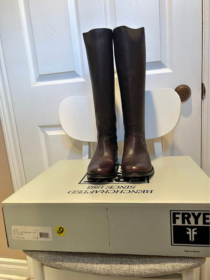 Frye Melissa Button Back Zip Boots