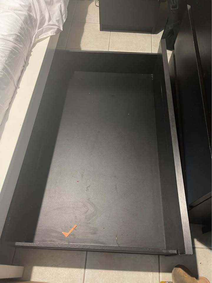 Black Underbed Drawer Ikea