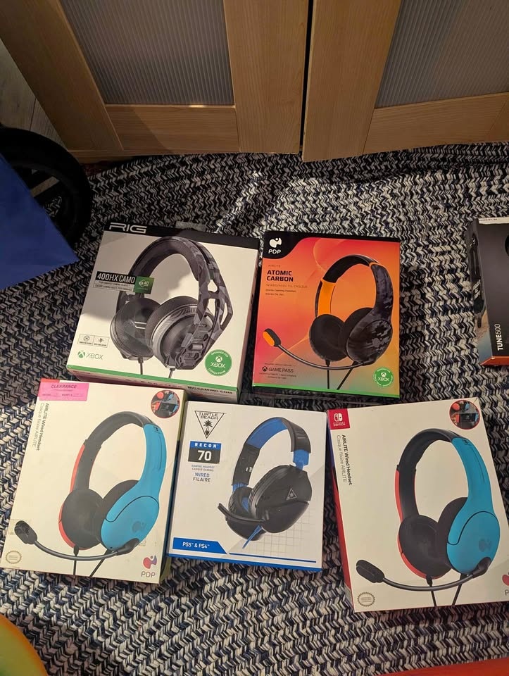 New Gaming Headsets - RIG, PDP, Turtle Beach for Xbox PS Switch