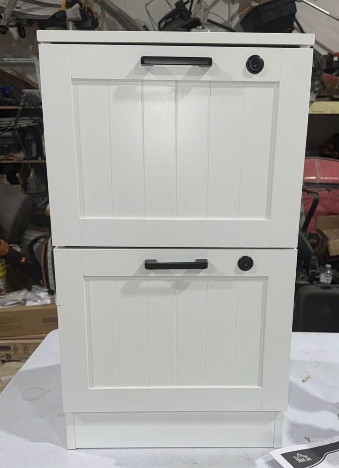2 Drawer Filing Cabinet with Lock - Brand New - photo 5
