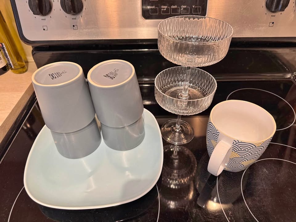 Mugs/Nespresso Glasses/Dish Set