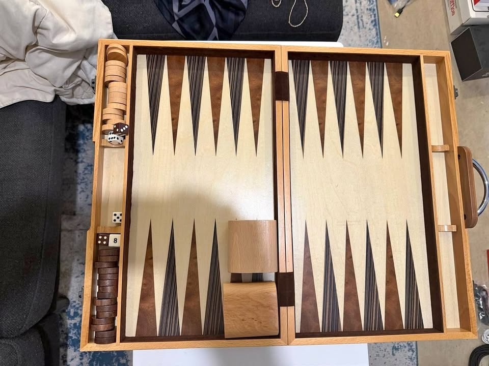 Wooden Backgammon Set