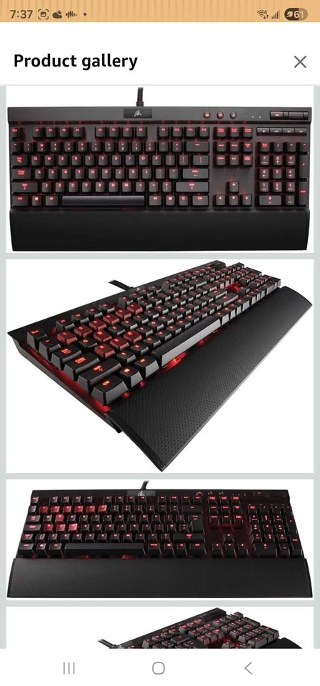 Corsair Vengeance K70 Gaming Keyboard - Cherry MX Blue - photo 2