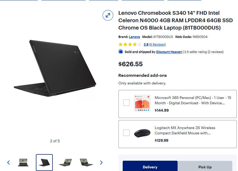 Lenovo Chromebook S340-14' - photo 2