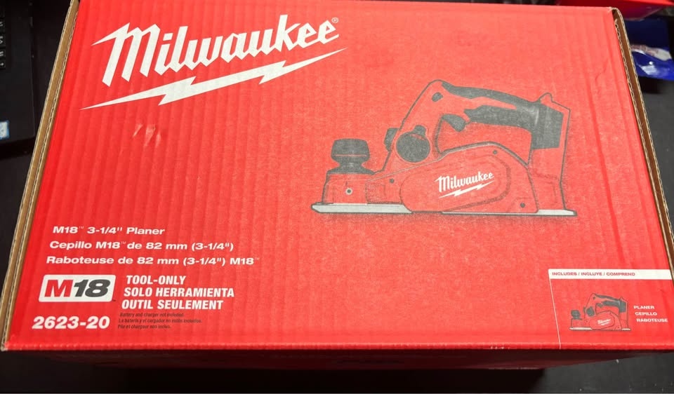 Milwaukee Planer M18 2623-20 Cordless 3-1/4 inch - photo 4