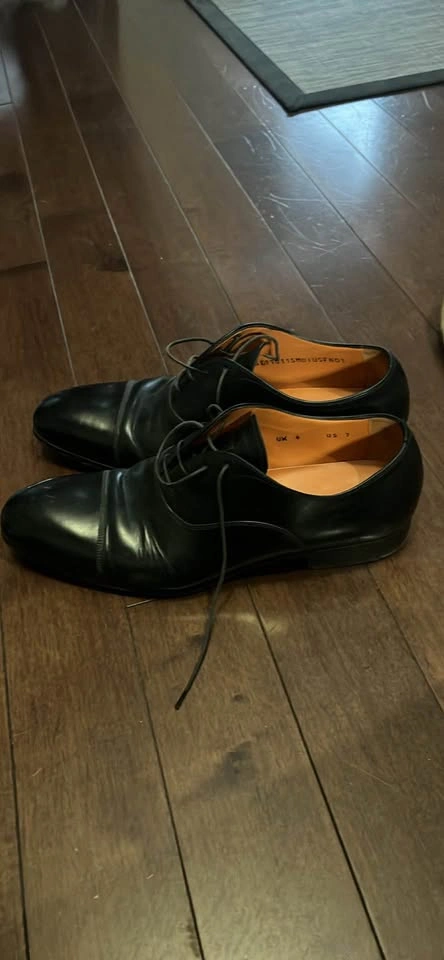 Leather shoes santoni men - photo 2