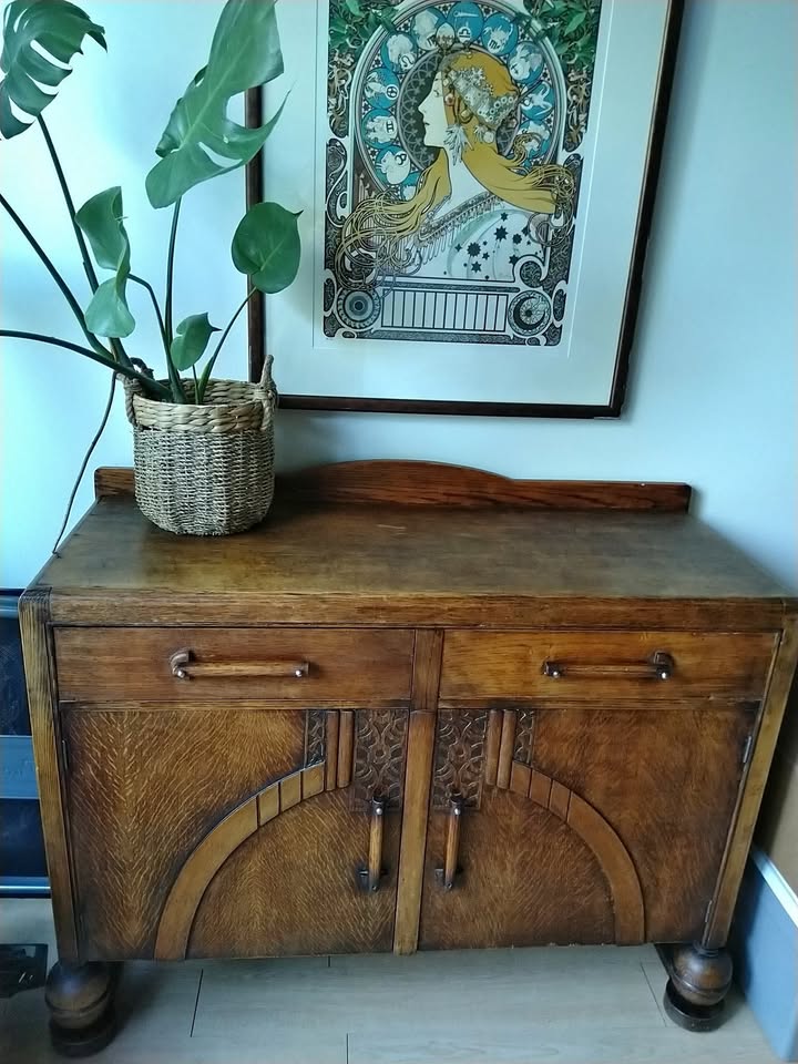Antique Oak Cabinet
