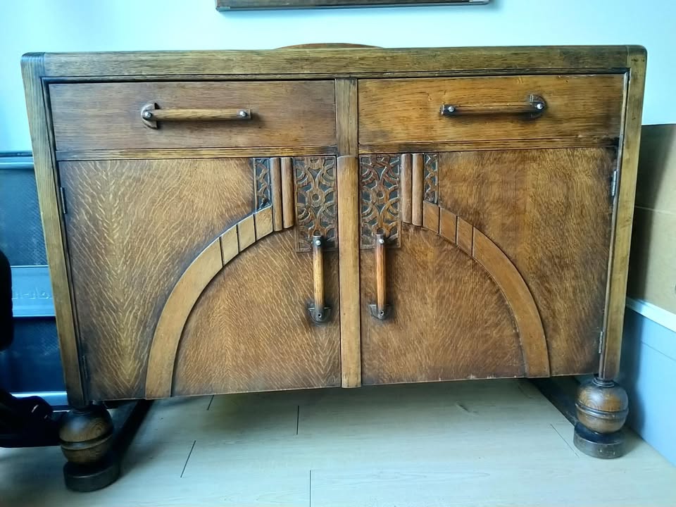 Antique Oak Cabinet - photo 2