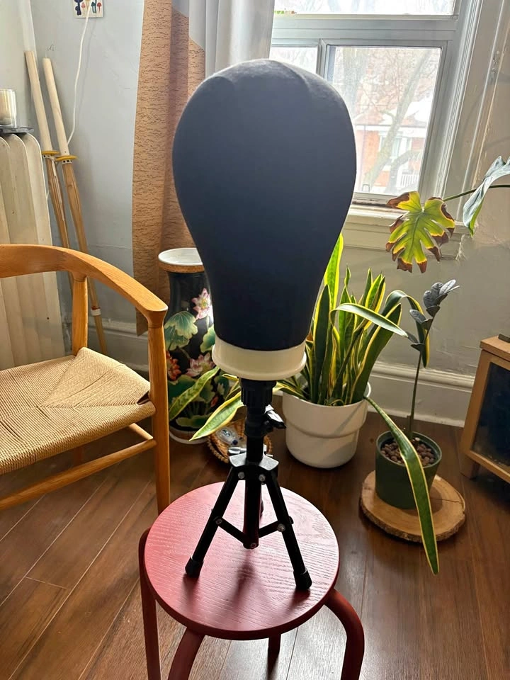 Wig Stand with Adjustable Tripod