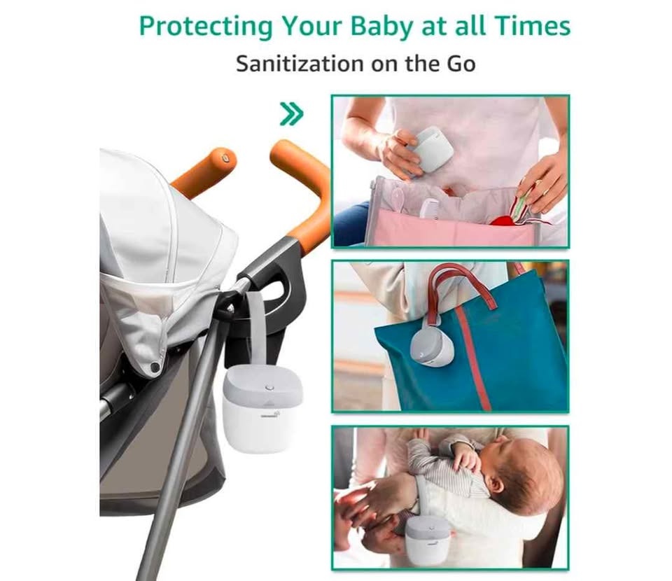 Brand new portable UV light pacifier sterilizer on the go, USB c - photo 5