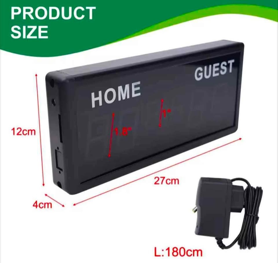 New Portable Digital Electronic Scoreboard with Remote - photo 3