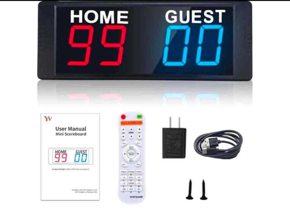 New Portable Digital Electronic Scoreboard with Remote - photo 5