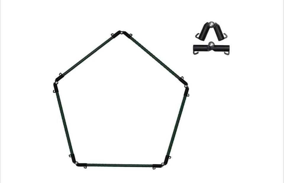 New 7 Sets Portable Pentagon Agile Speed Rings