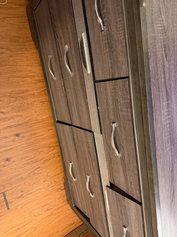 Modern Gray Dresser w/ Mirror – Solid & Spacious (Moving Sale) - photo 5