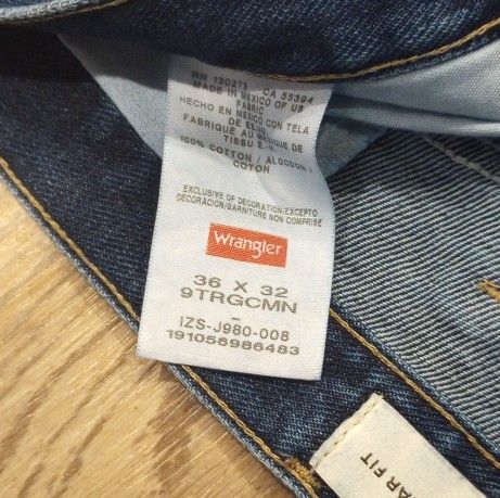 Wrangler Blue Jeans 36"X32" - photo 3