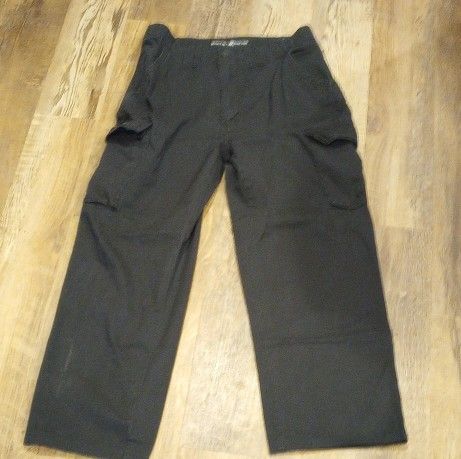Black Cargo Pants 36x32