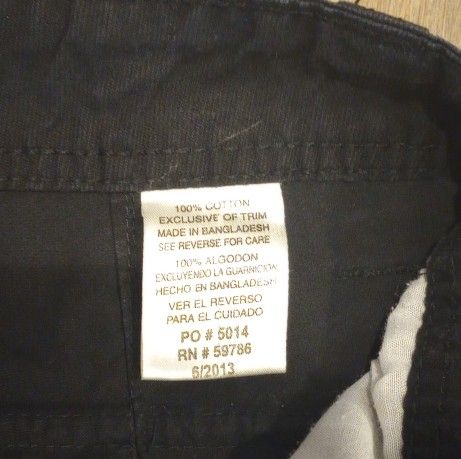 Black Cargo Pants 36x32 - photo 3