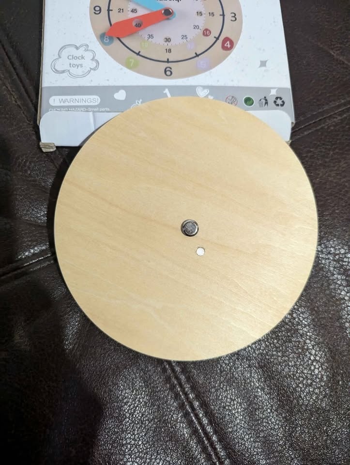 Wooden Time Telling Learning Clock for Kids - photo 4