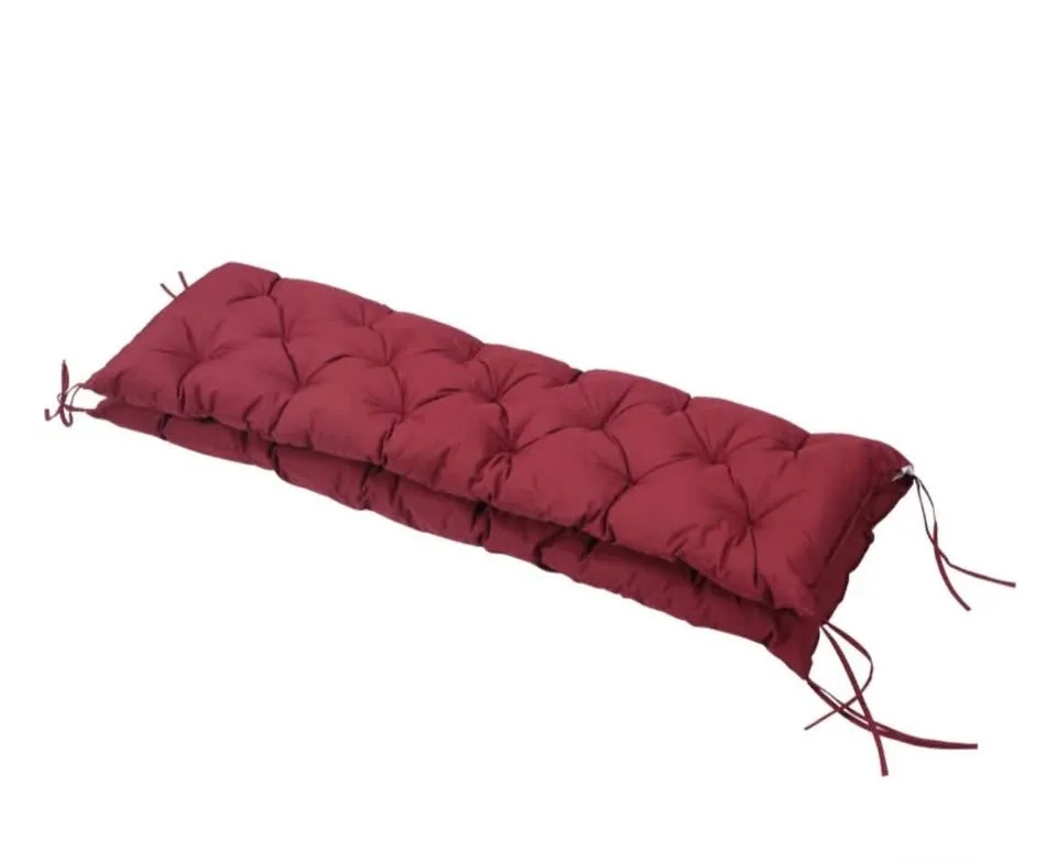 3 Seater Outdoor Swing Cushions, Wine Red image indicator(2)