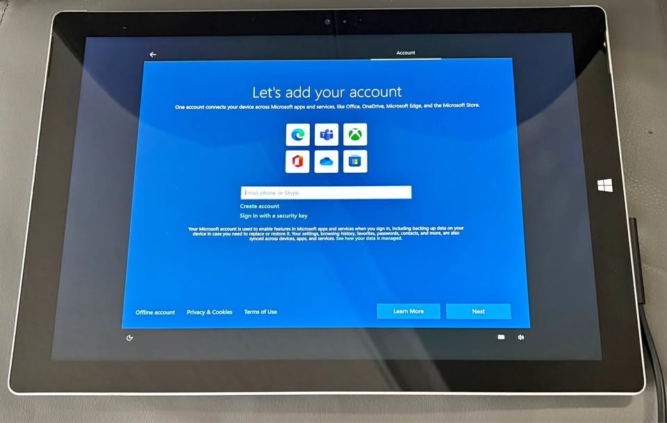 Surface Pro 3 w/ keyboard