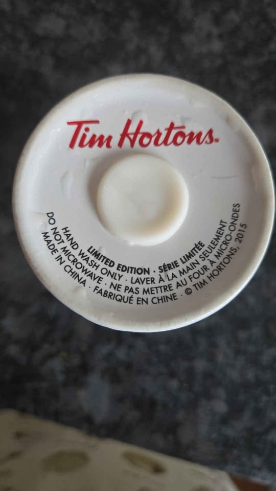 Tim Hortons Ceramic Travel Mug - photo 2