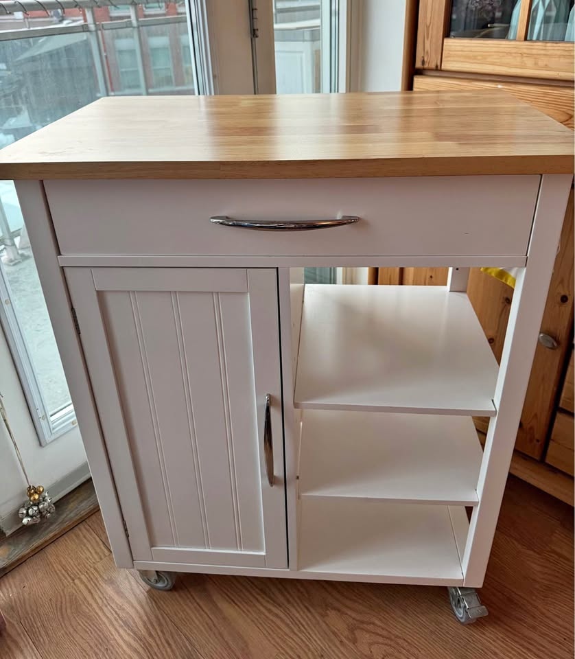 Portable Kitchen Island with Wheels - BATHURST & LAKESHORE, M5V