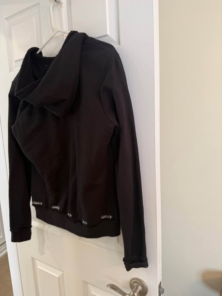 Guess Jeans Black Sherpa Lined Hoodie XL - photo 5