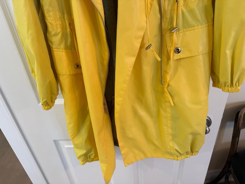 Nine West Yellow Rain Jacket M - photo 3