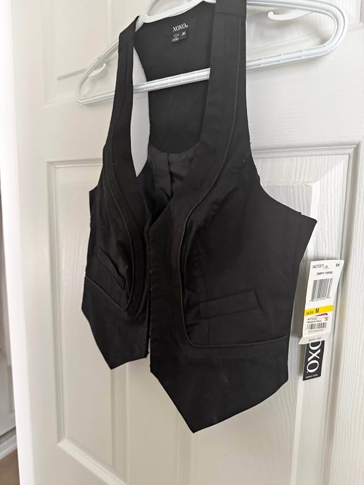 XOXO Black Vest Size M