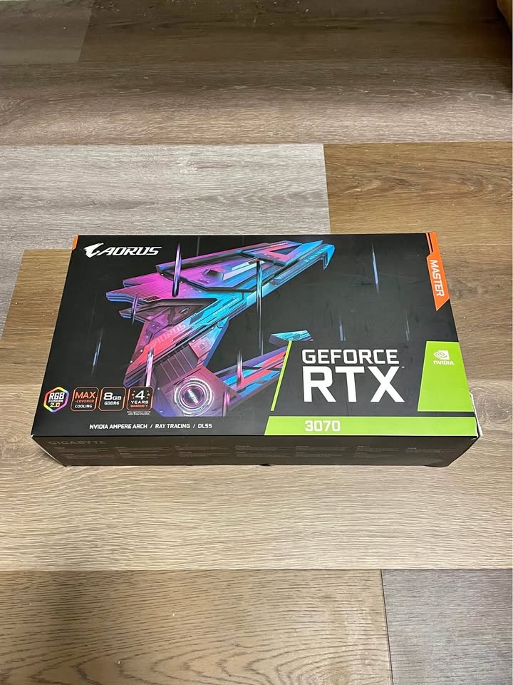 AORUS RTX 3070 MASTER 8G | ORIGINAL BOX