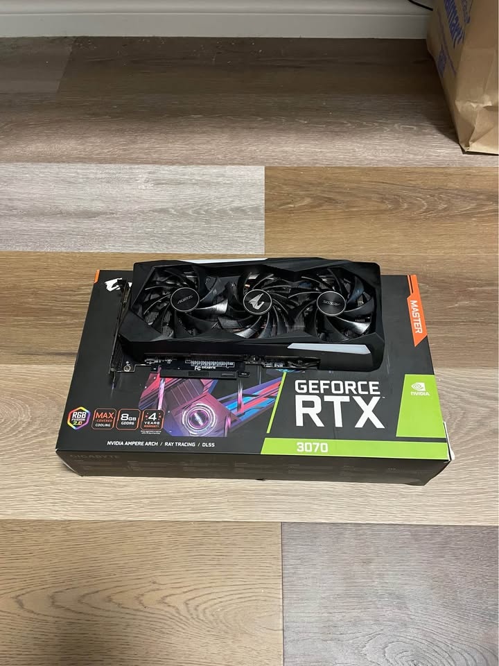 AORUS RTX 3070 MASTER 8G | ORIGINAL BOX - photo 3