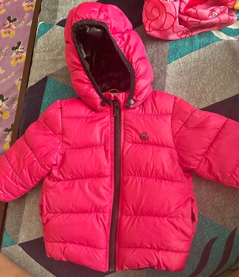Baby Girl Winter Jacket - H&M Pink Size 9-12M
