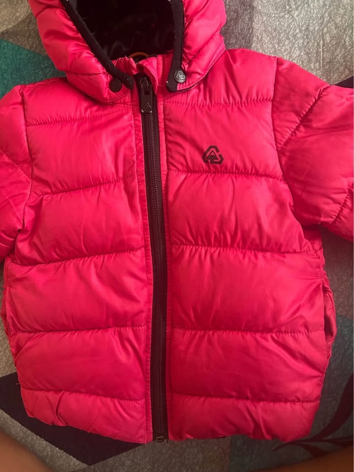 Baby Girl Winter Jacket - H&M Pink Size 9-12M - photo 2