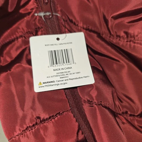 Trail Maker Waterproof Women’s Puffer Jacket Red Size M - photo 4