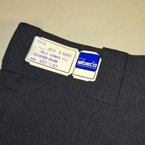 Elbeco Uniform Pants 31x31 NWT Male Summer Ptl - photo 3